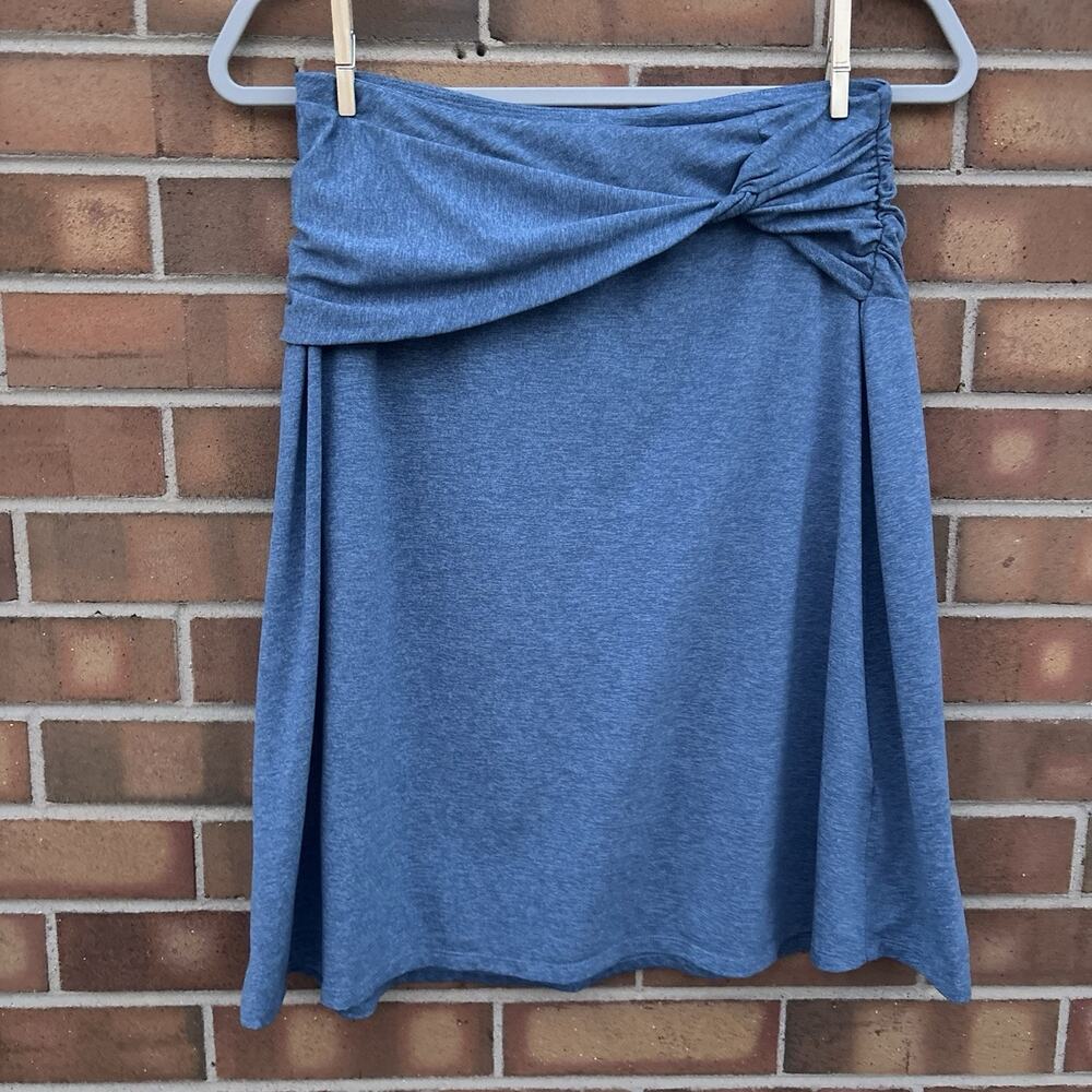 Patagonia Seabrook Skirt in Heather Blue Wide Waistband Womens Small